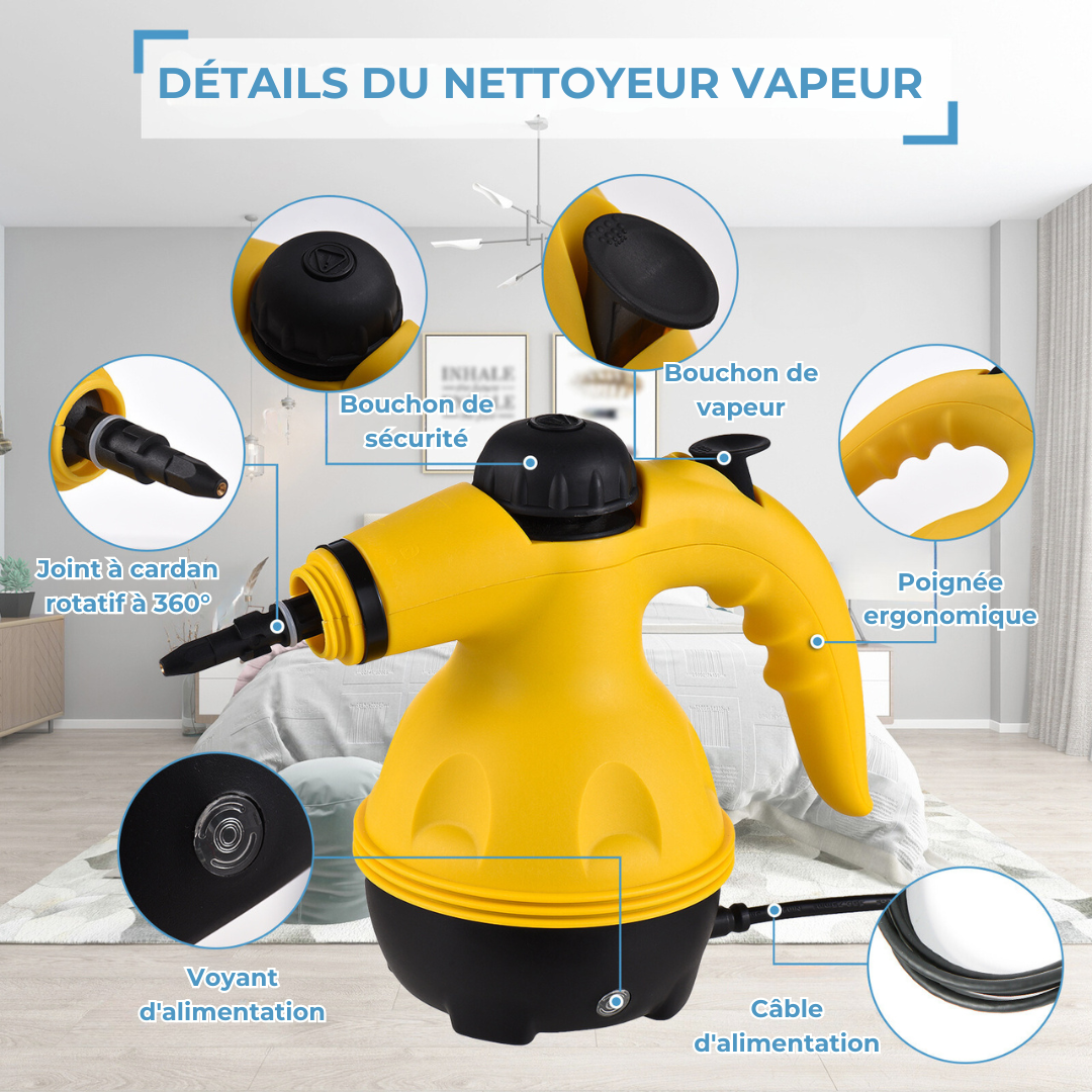 Nettoyeur vapeur polyvalent et haute performance