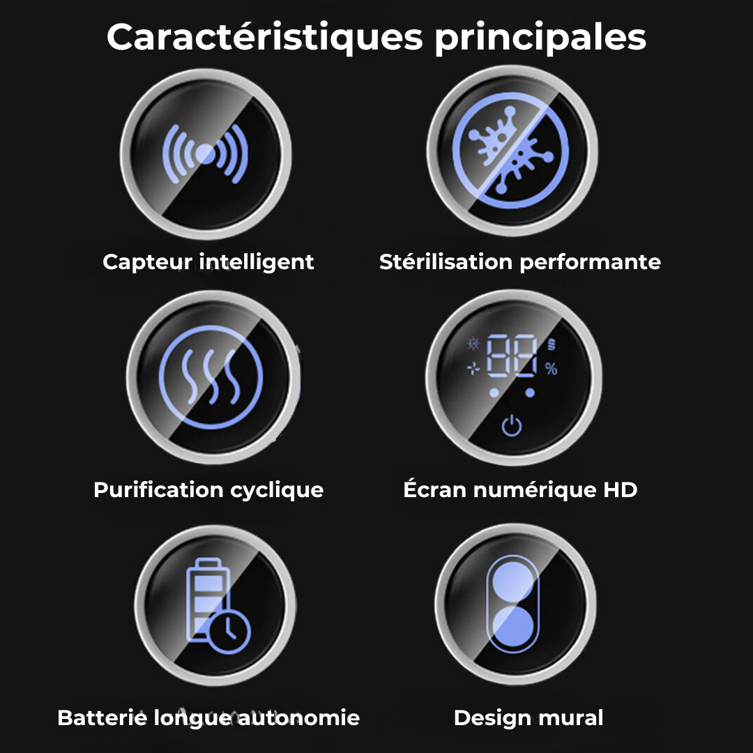 Stérilisateur UV pour Dent - Désinfection Sans Toucher