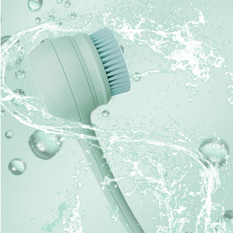 Brosse de Bain Électrique à Double Poignée pour Nettoyage Aisé