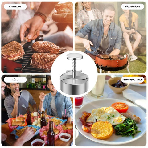 Profi-Burger-Presse für hausgemachte Qualität